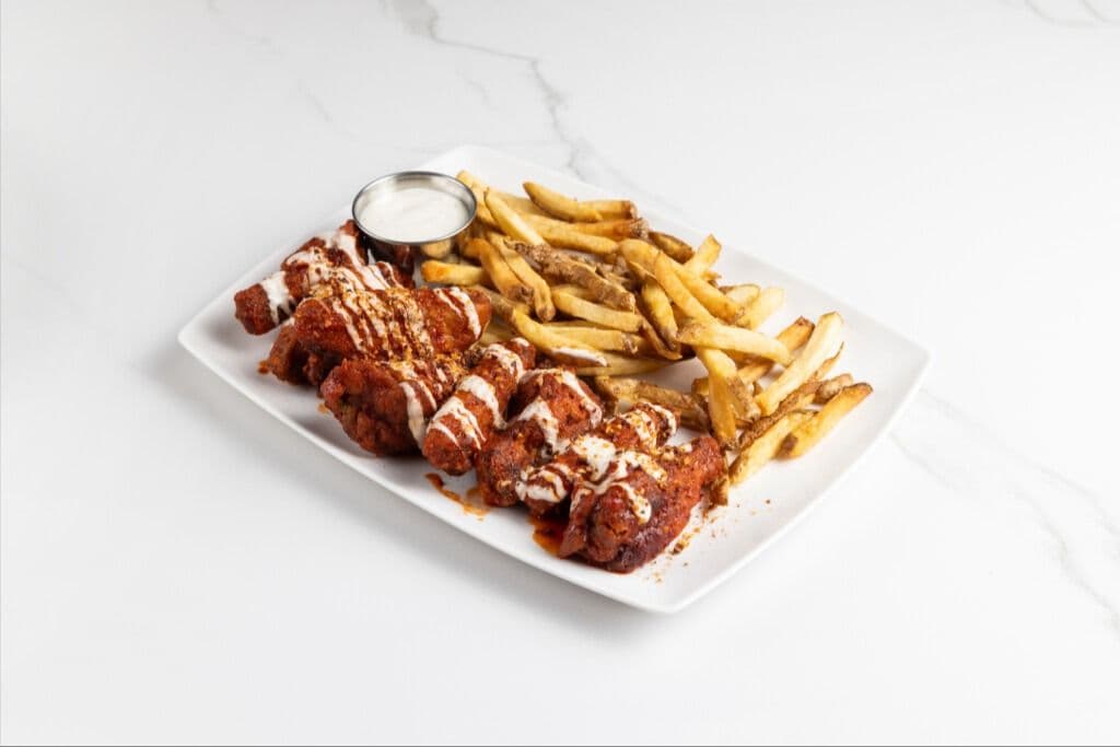 Wings and Fries Combo (1 lb)