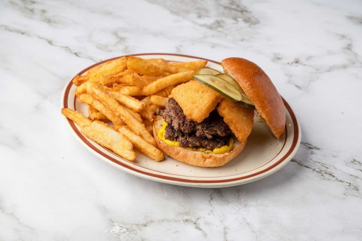 6. Mac and Cheese Burger
