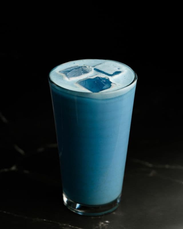 Iced Lavender Blue Matcha Latte