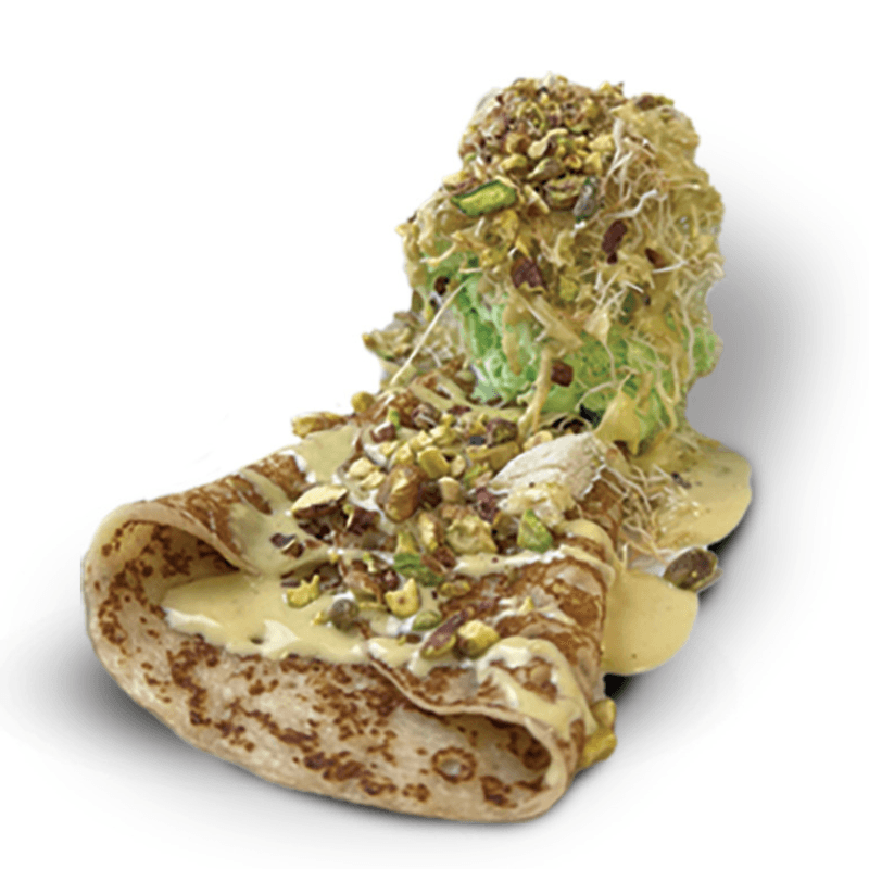 Kunefe Pistache Crêpe / Kunefe Pistachio Crepe