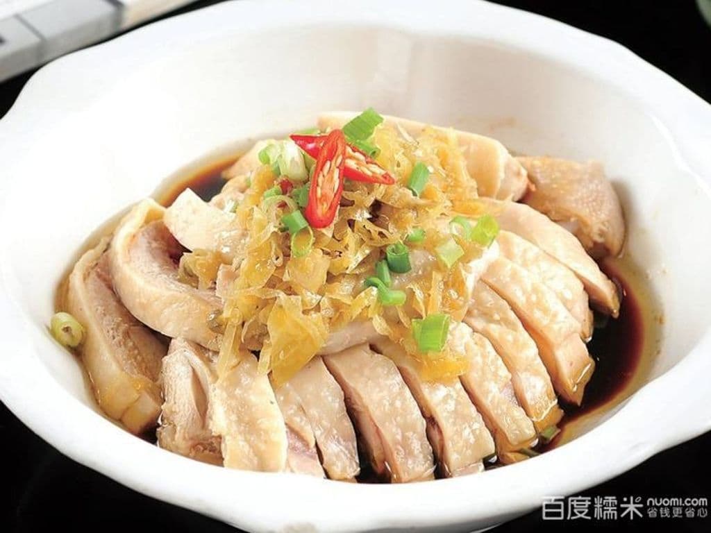 Steamed Chicken w/Ginger&Chili霸王鸡