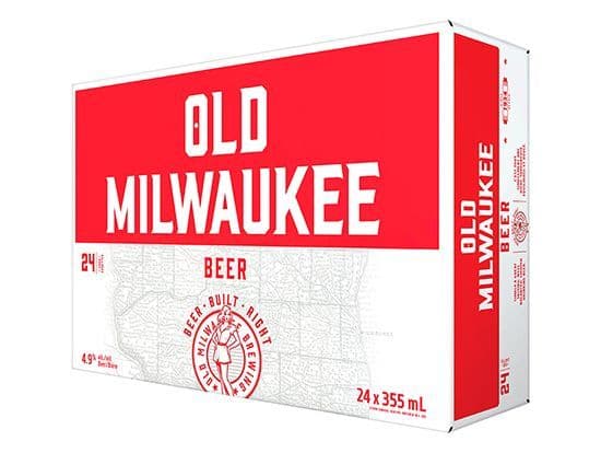 Old Milwaukee 24can, 355mL domestic (4.9% ABV)