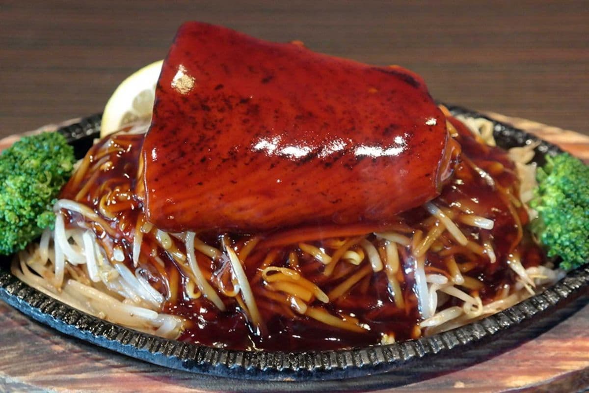 BBQ Salmon Steak