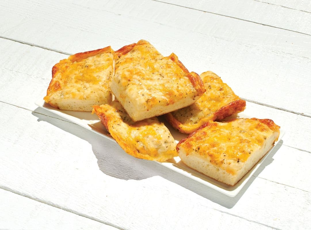 Double Baked Cheesy Bread
