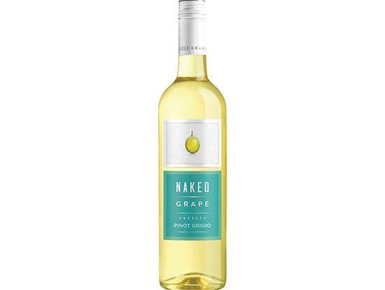 Naked Grape Pinot Grigio, 750 mL white wine (12.50% ABV)