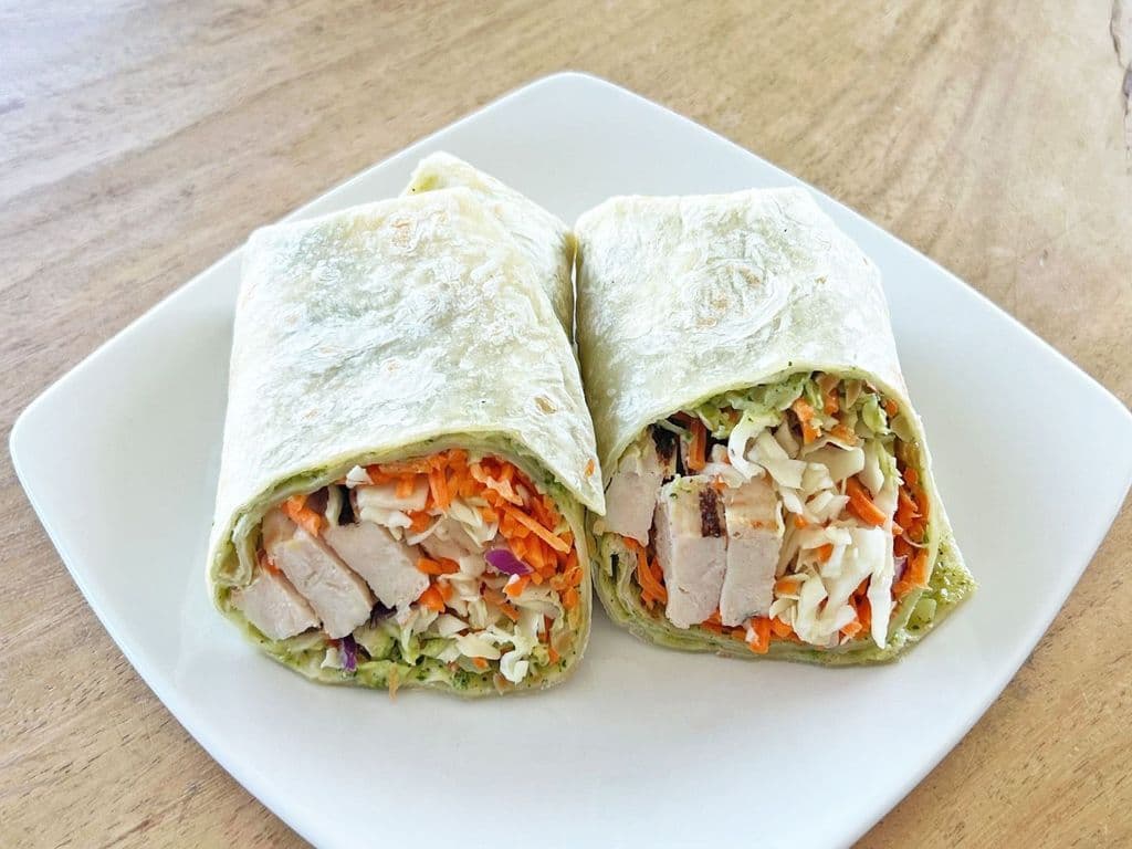 Honey Cilantro Chicken Wrap