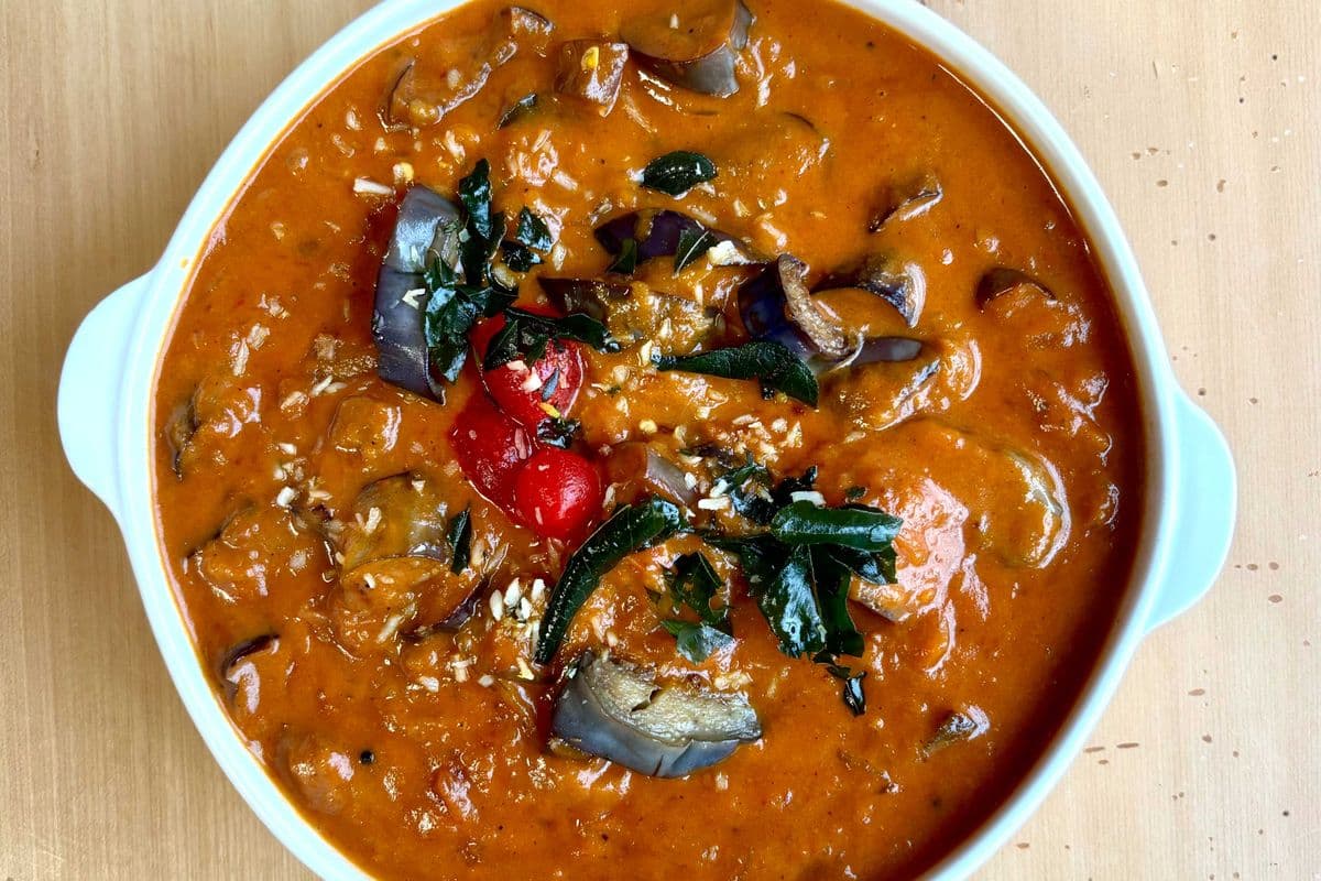 Sweet-and-Sour Eggplant [ popular ]