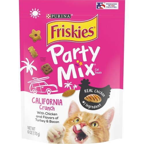 Friskies Gateries Pour Chats Croquant Dreamin Crunch 170g/ Friskies Party Mix California Dreamin' 170g