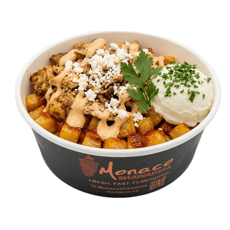 Garlic Potato Shawarma Bowl