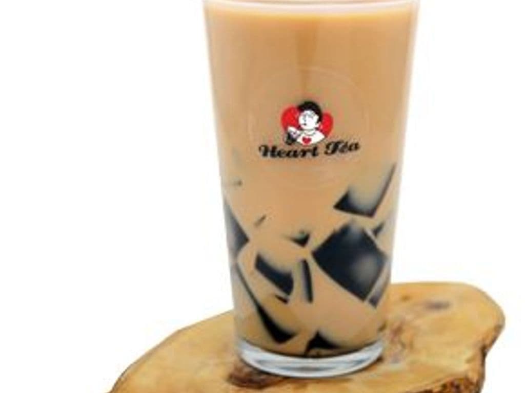 B04. Grass Jelly Milk Tea (Small) 仙草奶茶
