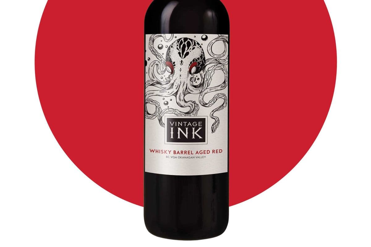 Vintage Ink Whisky Barrel Aged Red Blend 750ml (1 x 750ml)