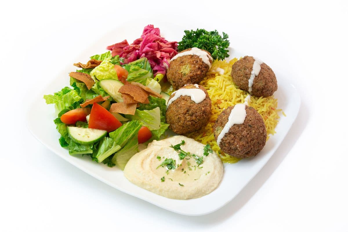 Gluten-Friendly Falafel Platter