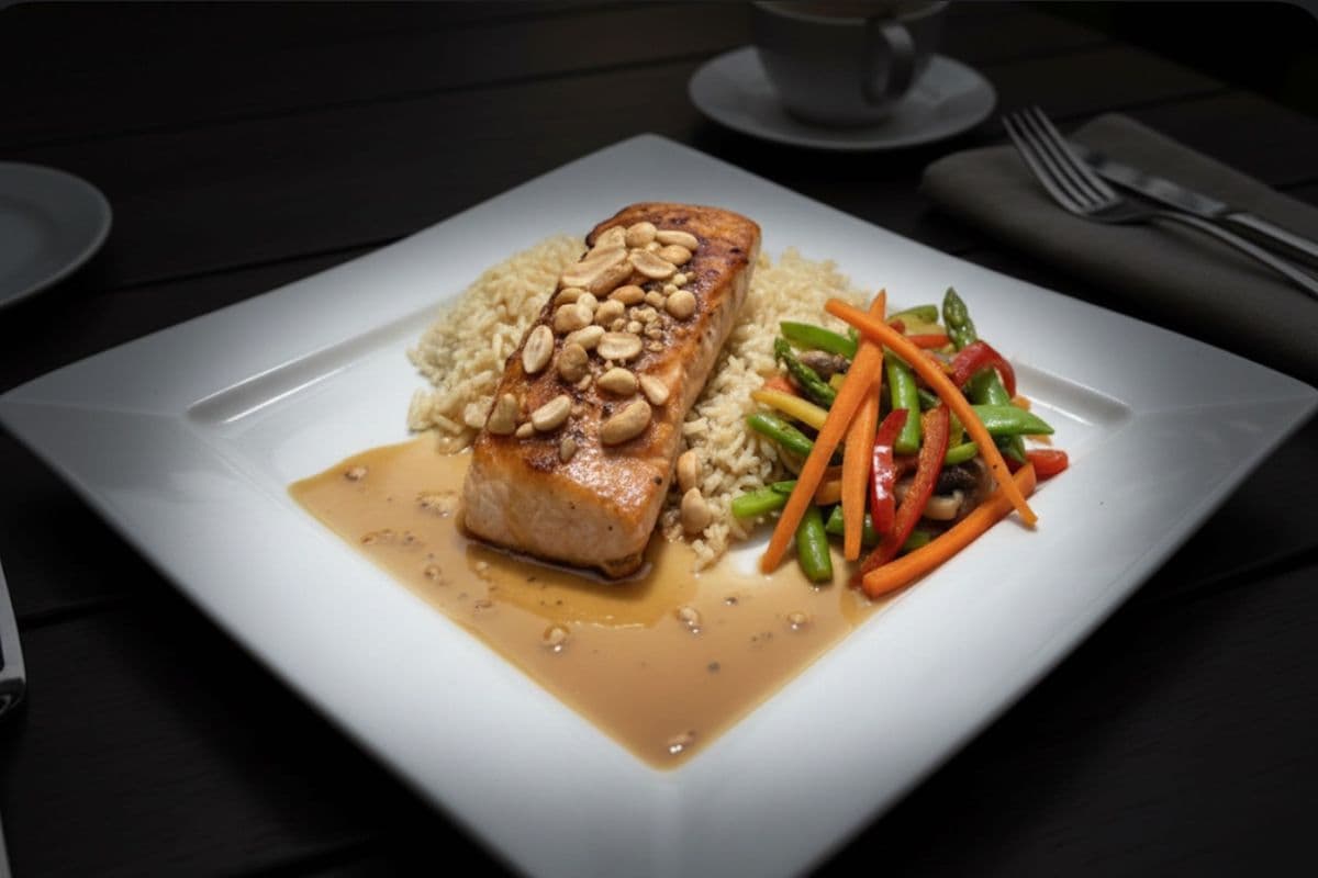 Maple Balsamic-Glazed Salmon