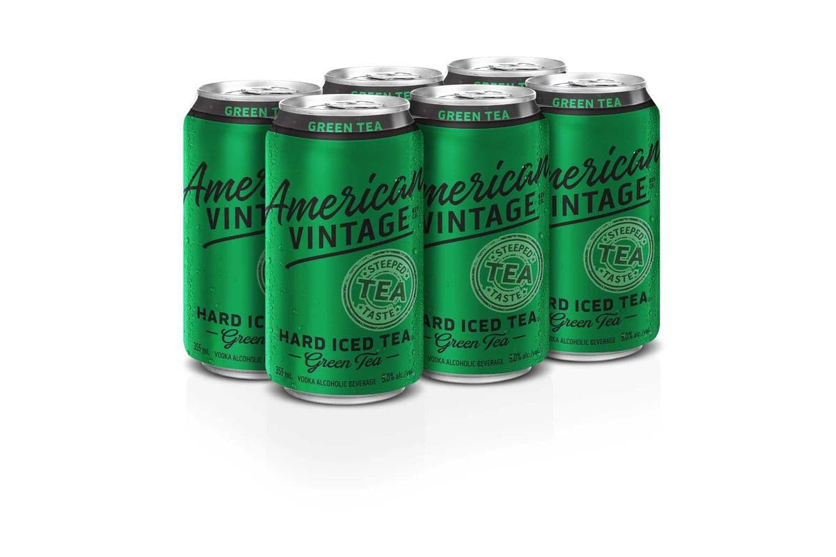 AMERICAN VINTAGE GREEN TEA 6PK (6 x 355ML)