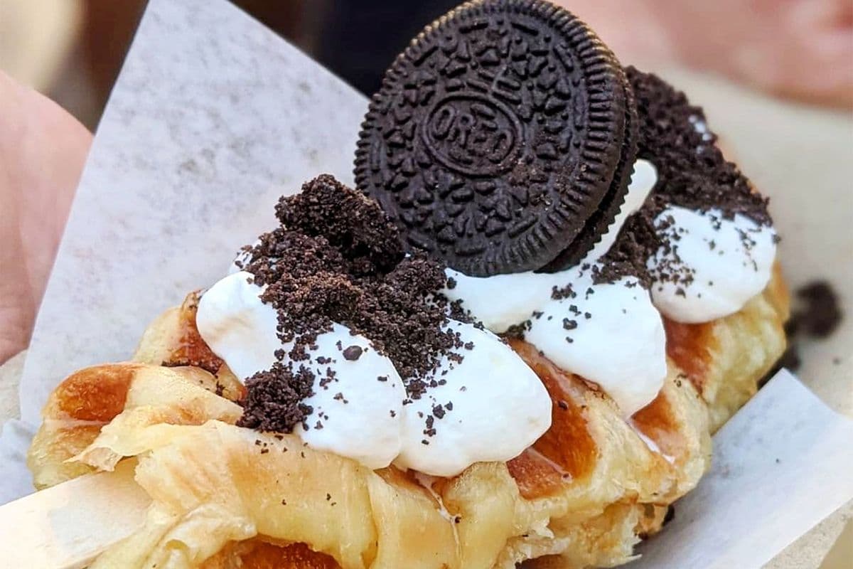 Choco Oreo Croffle