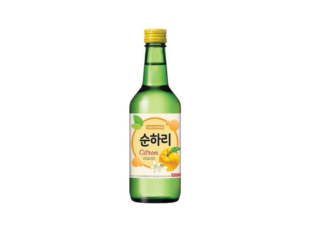 Chum Churum Citron, 360mL Soju (12.0% ABV)
