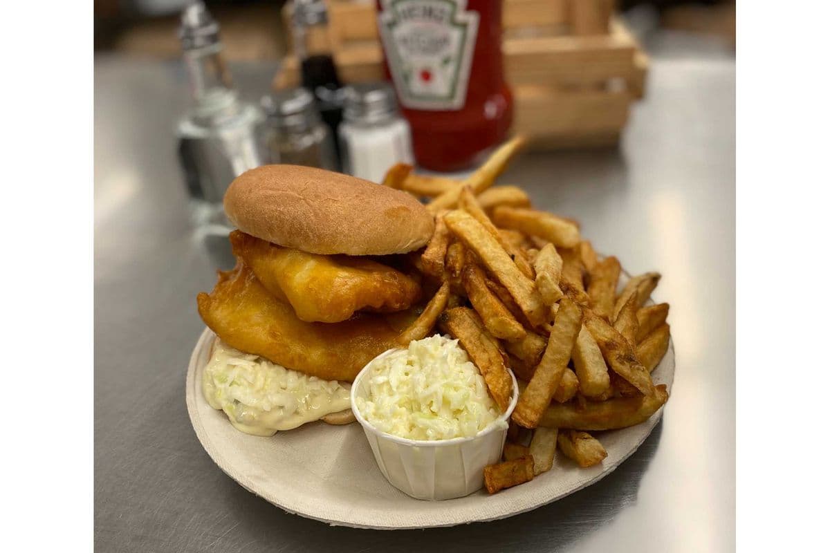 Fish Burger Platter