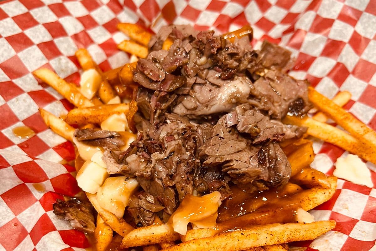 Beef brisket Poutine