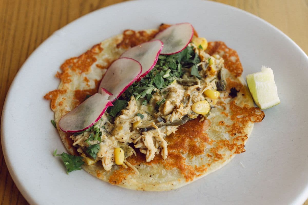 Chicken Rajas Taco