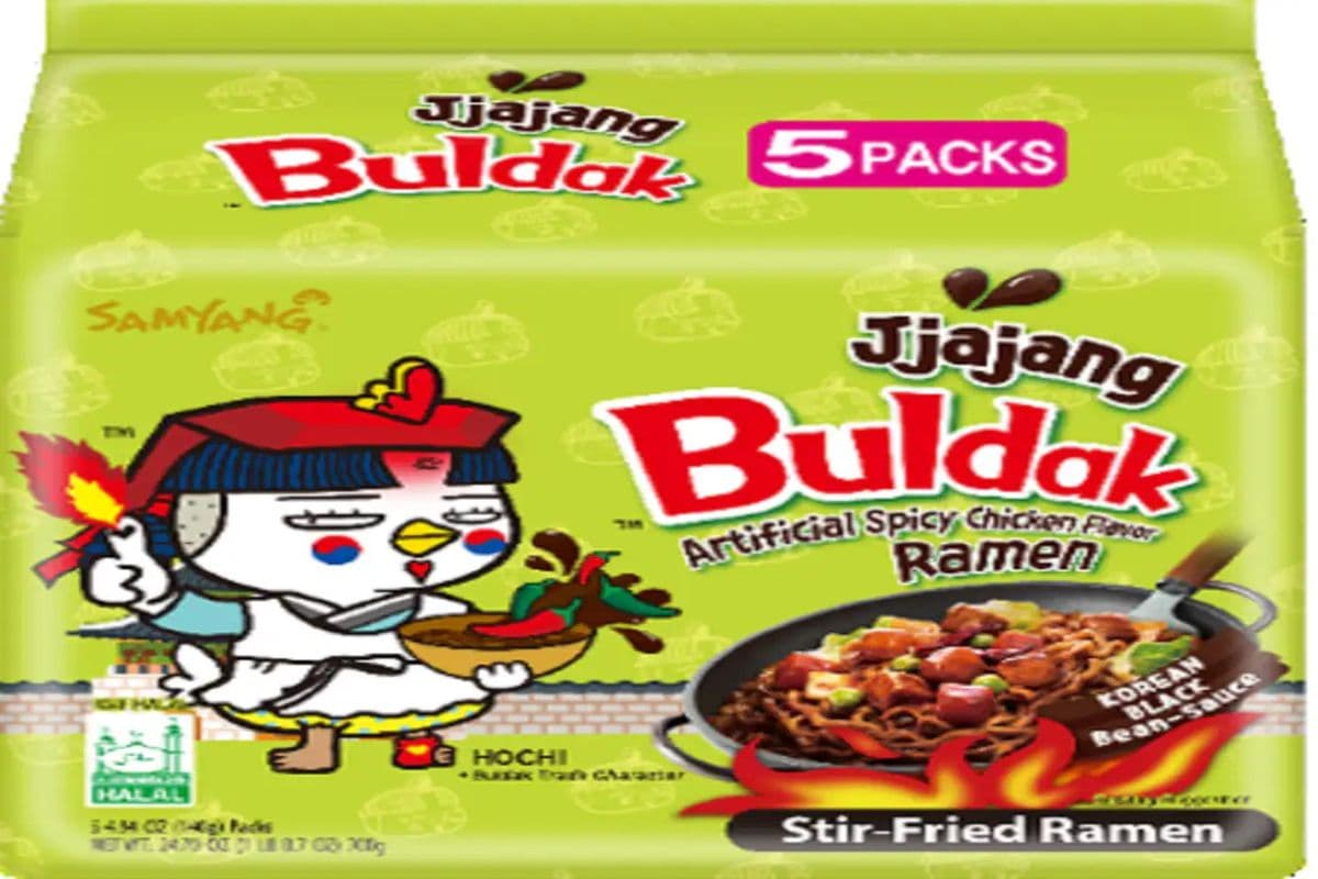 Buldak Jjajang Chicken Noodles (5 Pack)
