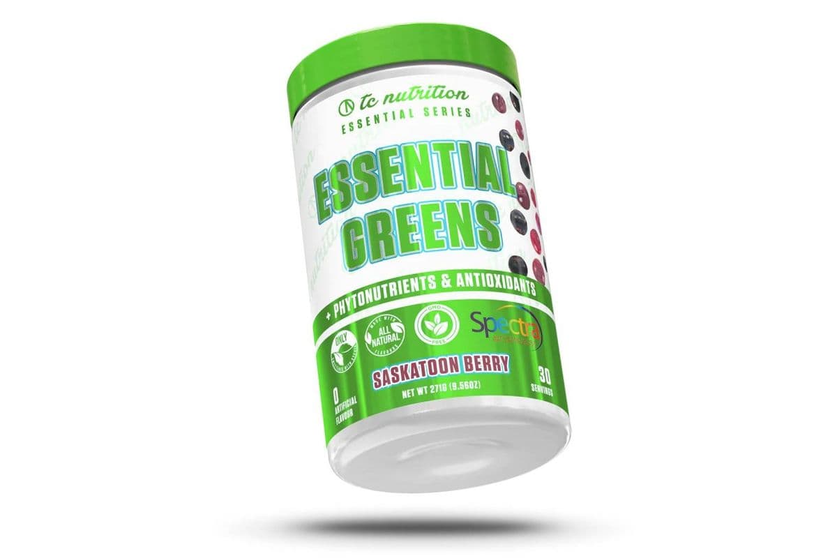 Tc Nutrition Essential Greens Saskatoon Berry Drink Mix (271 g)