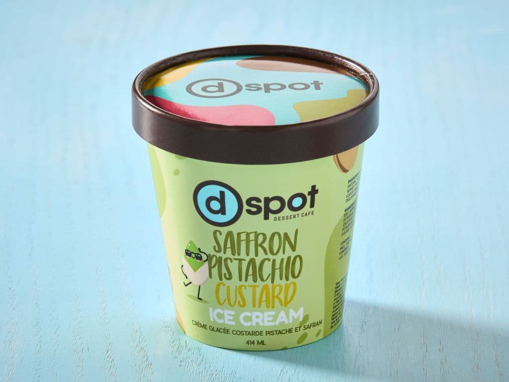 Pint Saffron Pistachio Custard
