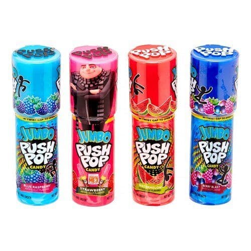 Jumbo Push Pop Assorties 30g/ Jumbo Push Pop Assorted 30g