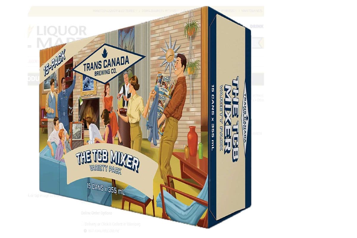 Trans Canada Brewing Mixer Variety Pack (15 x 355ml cans)