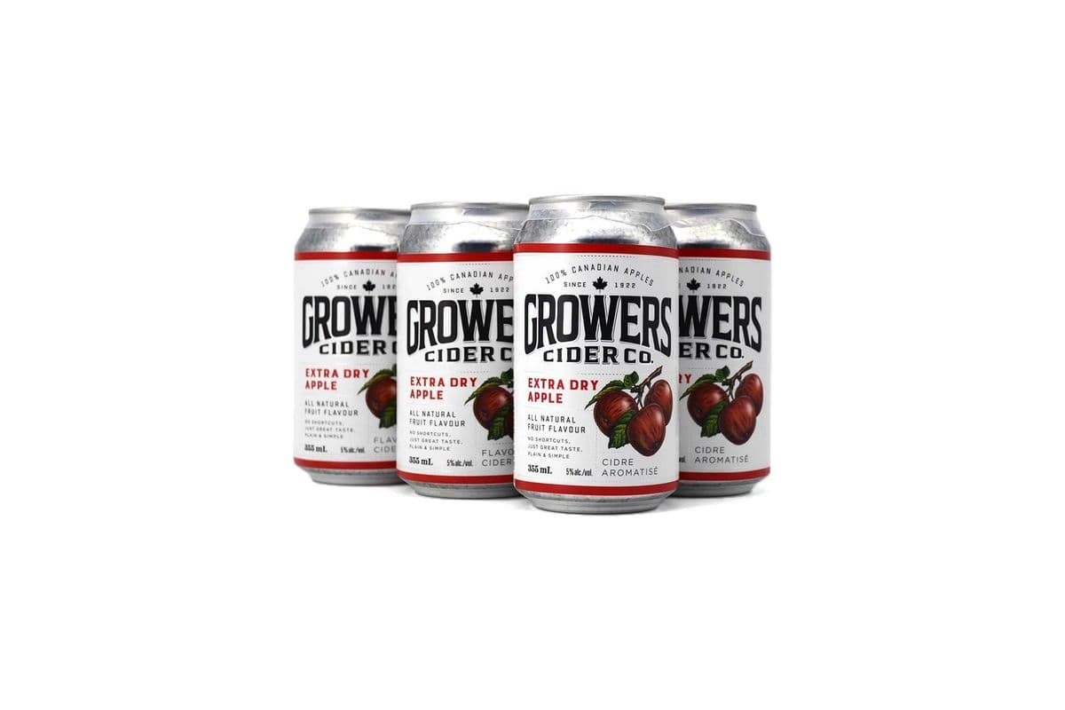 Growers Cider Extra Dry Apple (6-Pack)