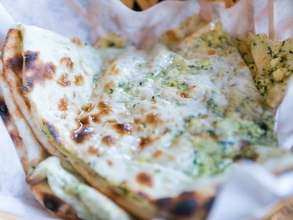 Spinach and Paneer Naan