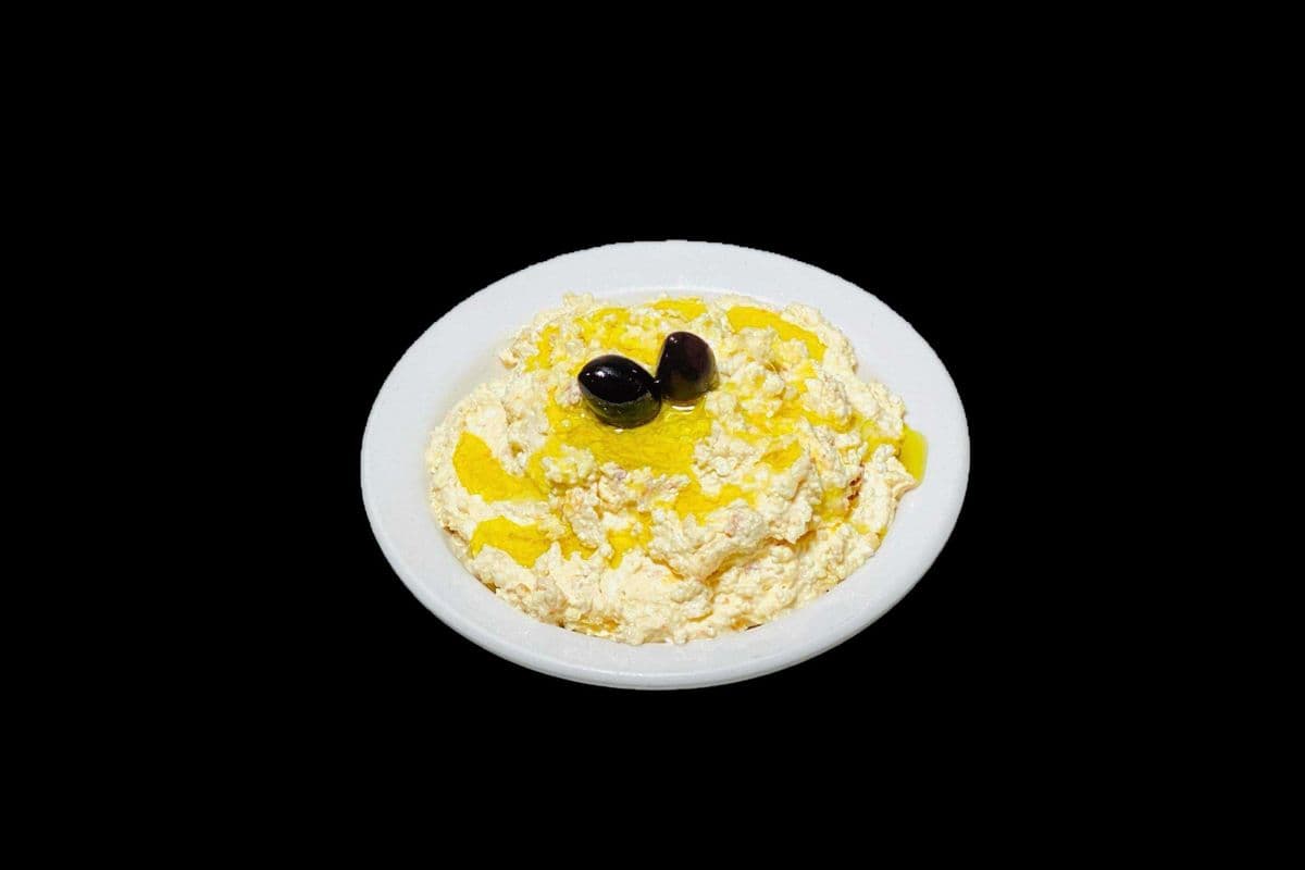 Tirokafteri- Spicy feta spread with pita bread
