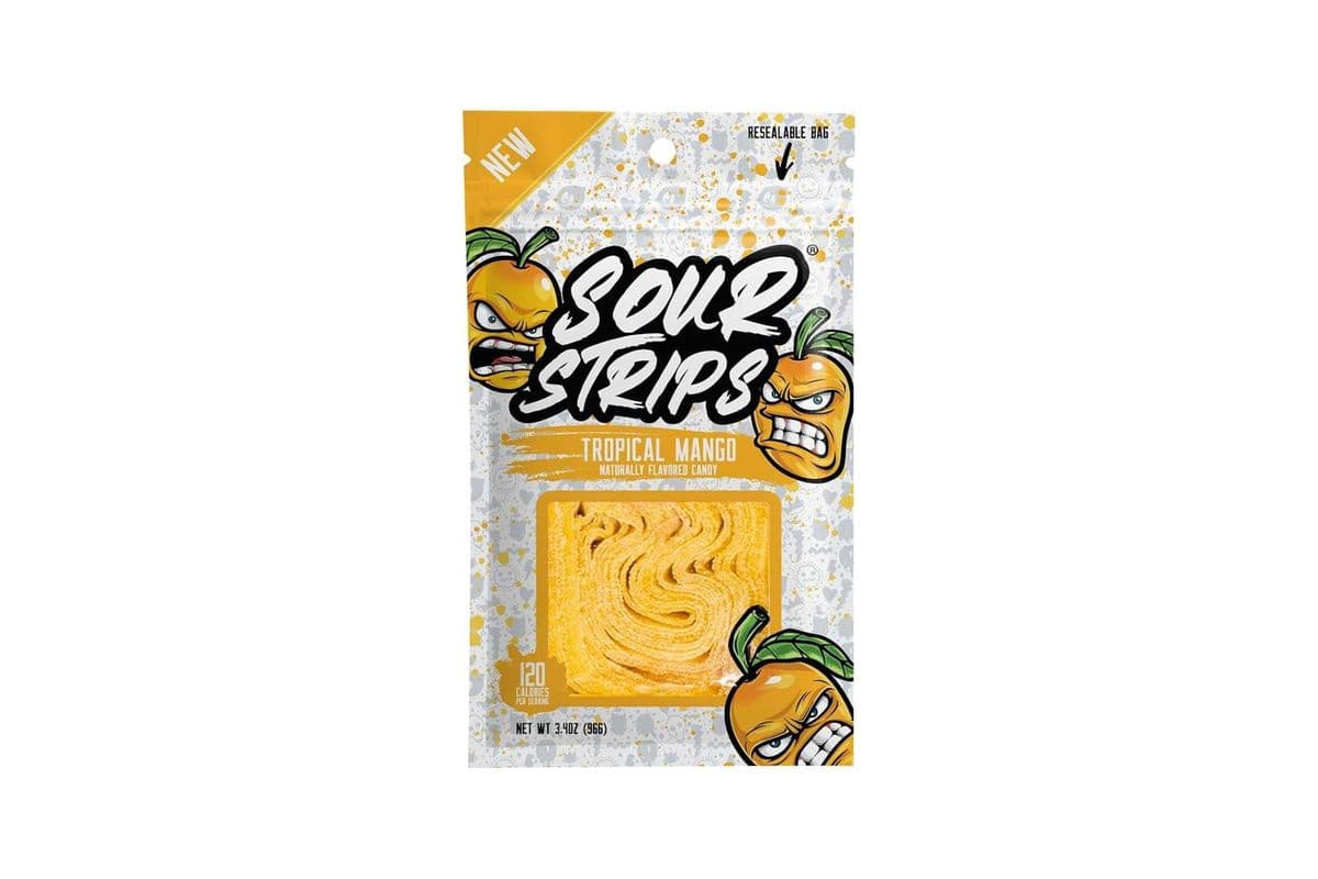 Sour Strips Tropical Mango 96g