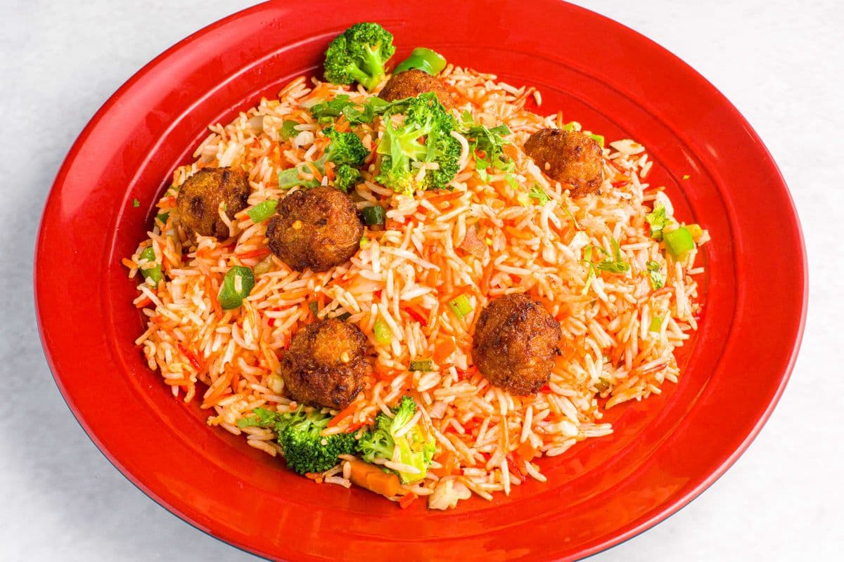 Manchurian Vegetable Fried Rice