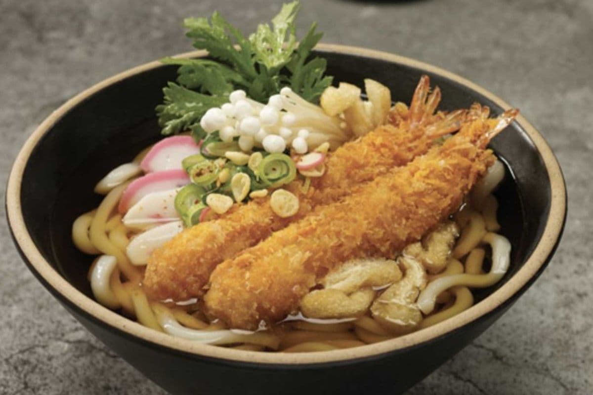 Udon (Crevettes tempura) / Udon(Shrimp tempura)