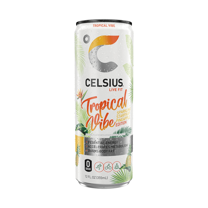 Celsius Énergie Tropical Vibe 355ml/ Celsius Energy Tropical Vibe 355ml
