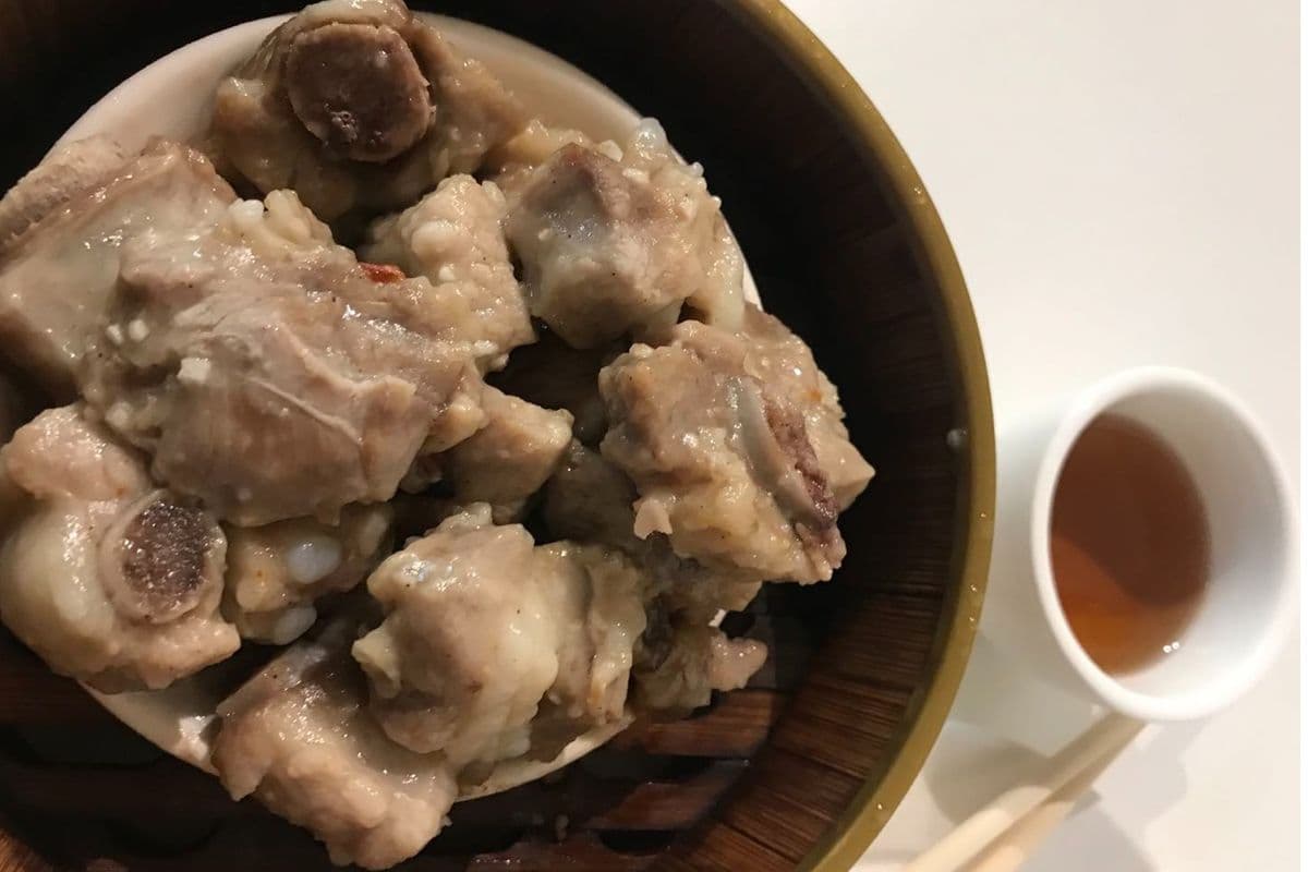 14. Côtelettes cuites à la vapeur avec sauce aux haricots noirs / Steamed Spare Rib with Black Bean Sauce