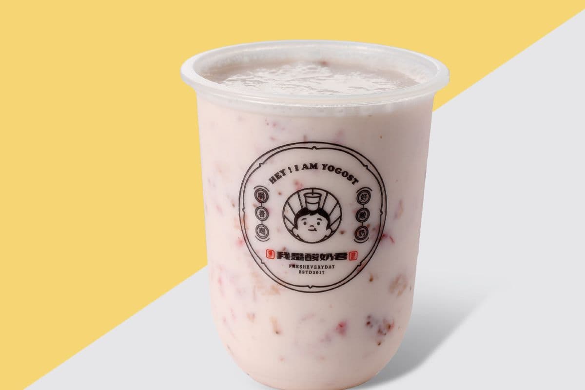 Fresh Strawberry Yogurt 莓果粒粒