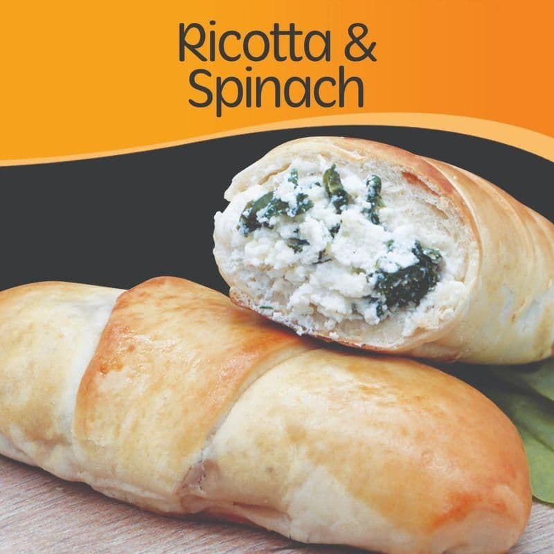 2 Pcs Ricotta & Spinach Cachitos