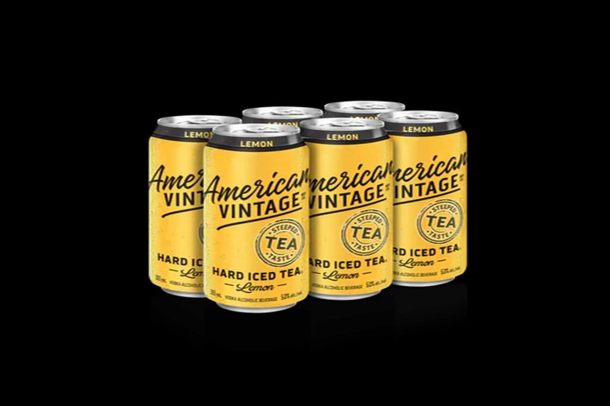 769842. AMERICAN VINTAGE HARD ICED TEA LEMON 6PK (1 x 6pc)