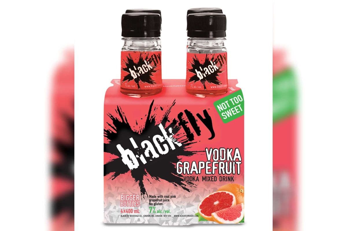 Black Fly Vodka Grapefruit (4 x 1600ml)