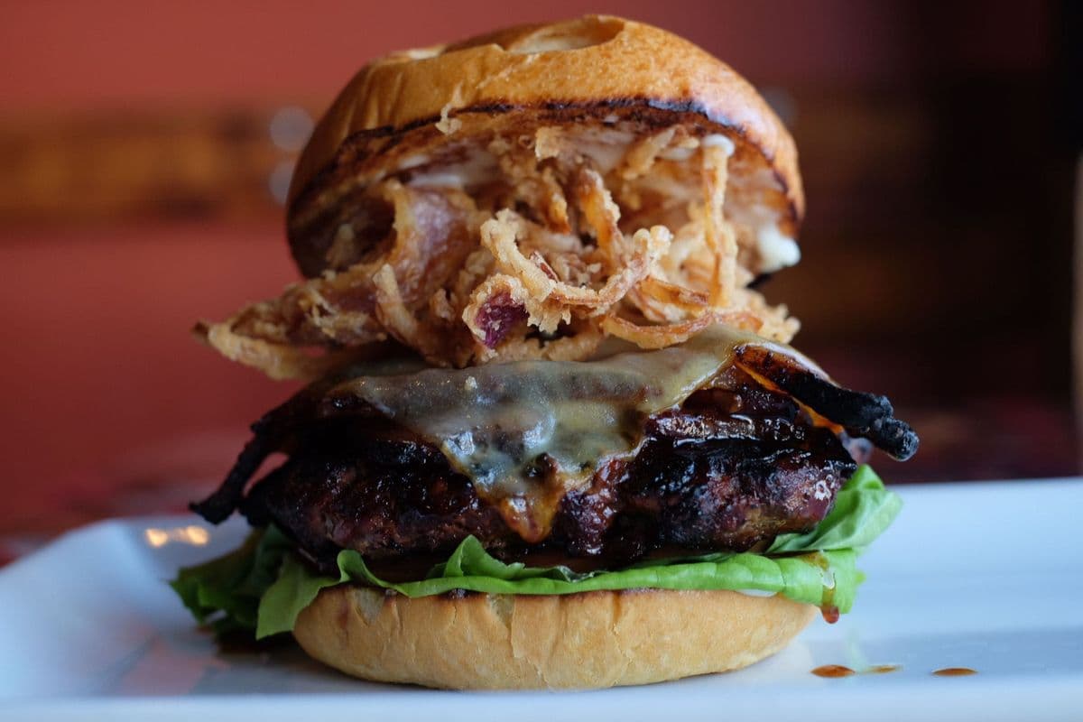 THE FAMOUS Nancy O's Drunken BBQ Burger!