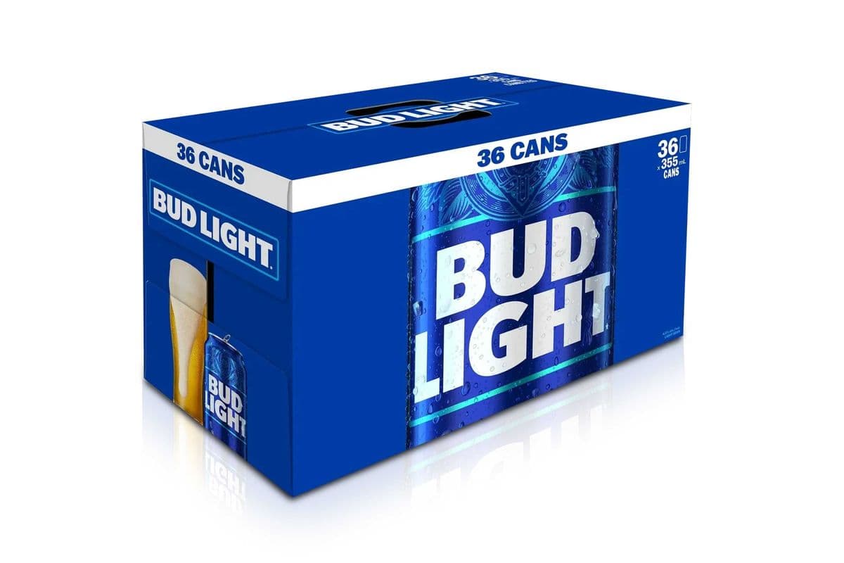 BUD LIGHT 36*355ML CANS (1 x 355ML)