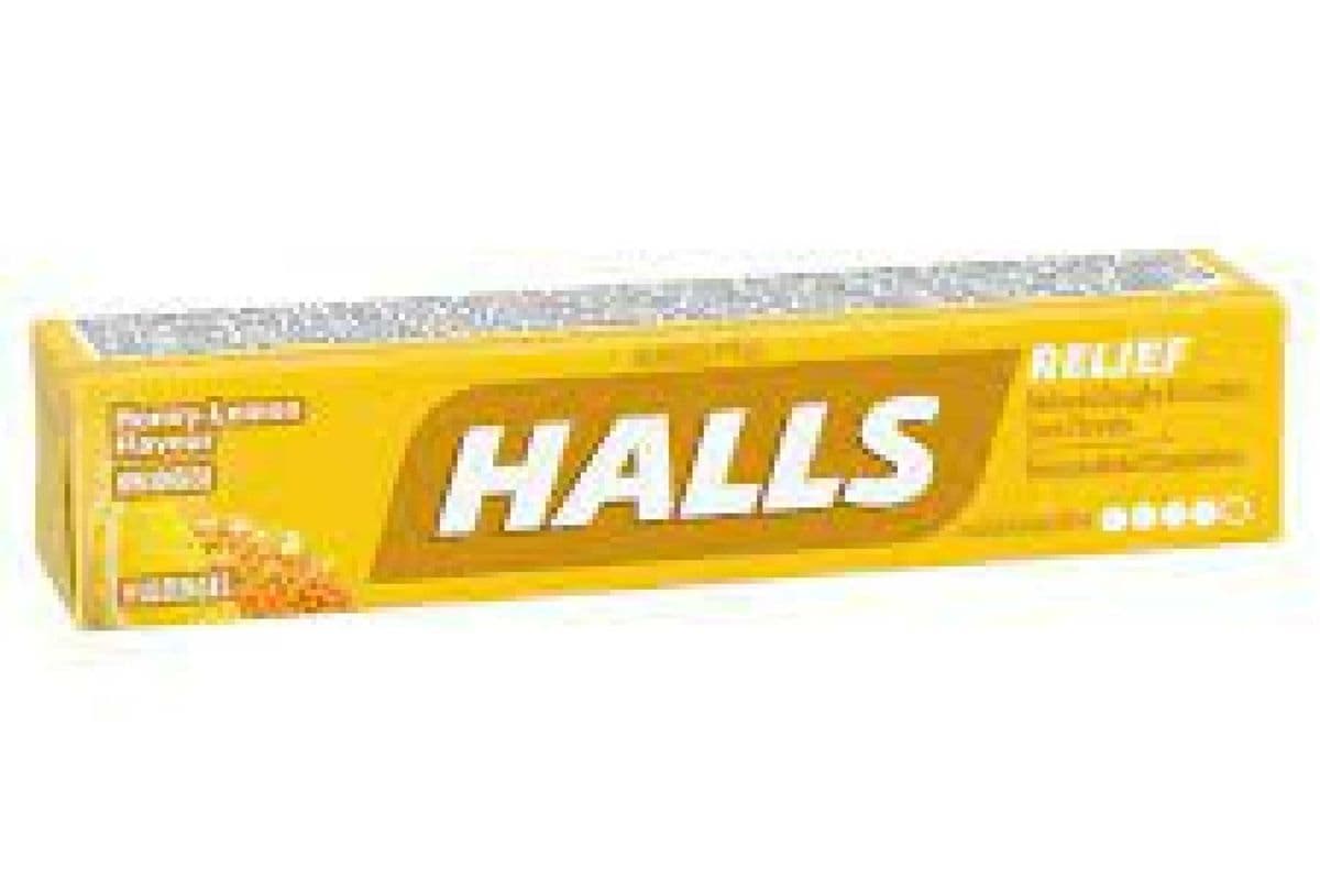 Halls Honey-Lemon Cough Drop