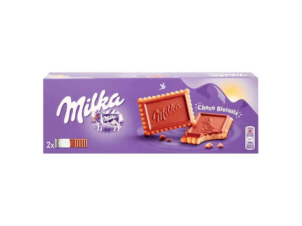 Milka Choco Biscuit Milk Chocolate Coated Biscuits 150g