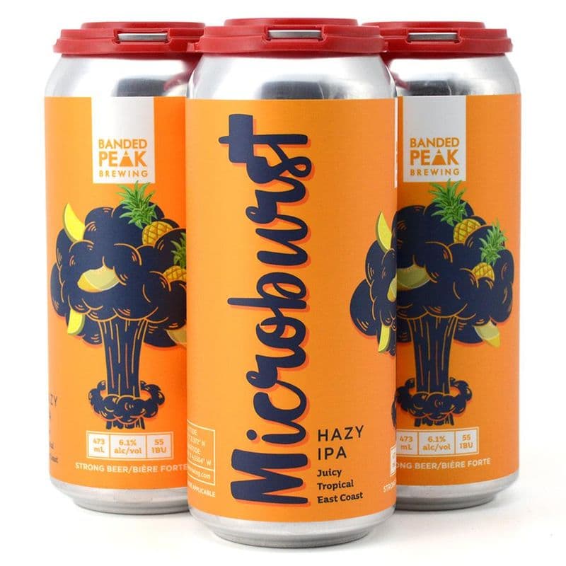Banded Peak Microburst Hazy IPA (4x473mL Cans) (4 x 4x473 mL )