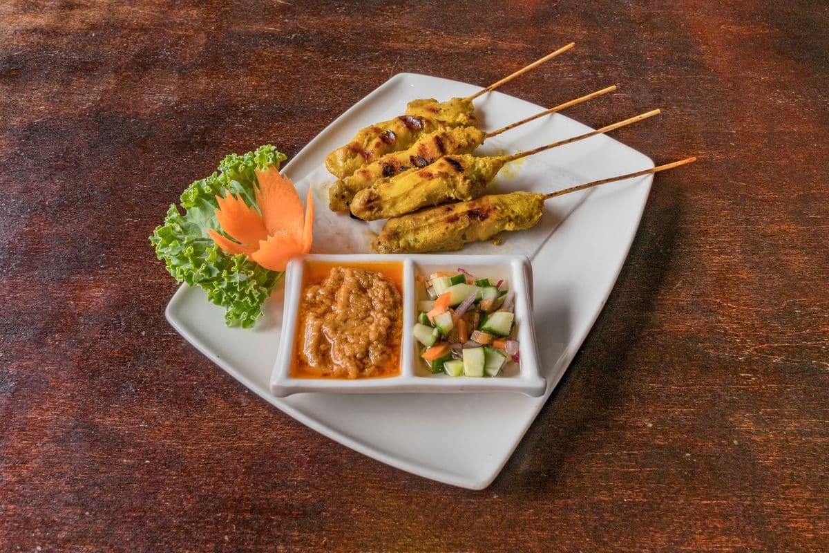 2. Thai Satay (4 Skewers)
