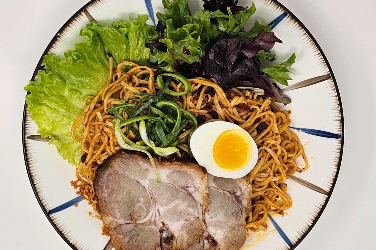 X.O Mazemen (Broth-less Ramen)