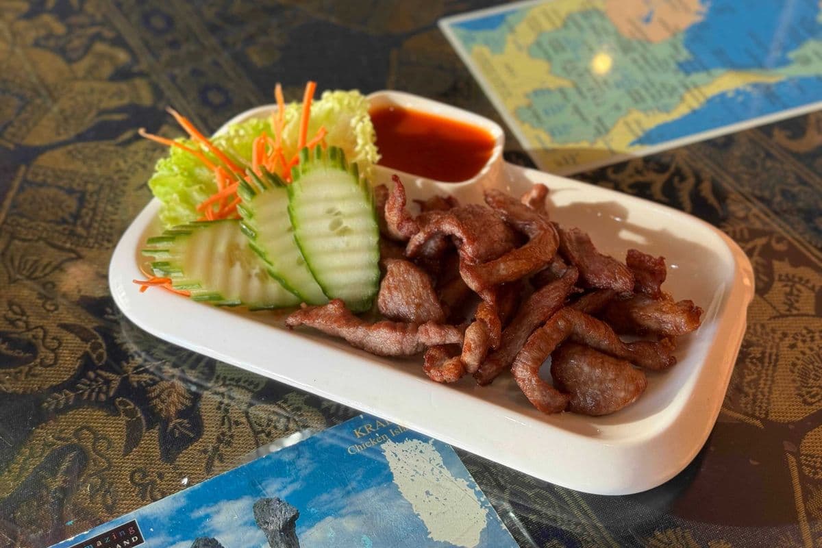 12. Sun-dried pork / Moo Dad Deaw