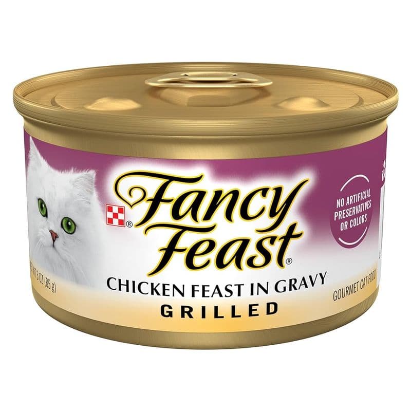 Fancy Feast Grillé en Sauce Poulet 85g/ Fancy Feast Grilled in Gravy Chicken 85g