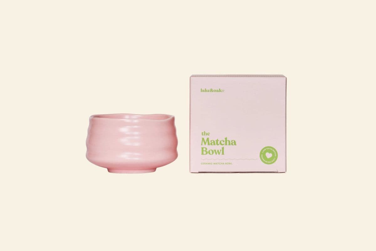 Lake & Oak: Matcha Bowl-Pink